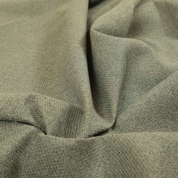 Nepal Basketweave Soft Velour Textured Upholstery Furnishing Fabric Silver Colour - Roman Blinds