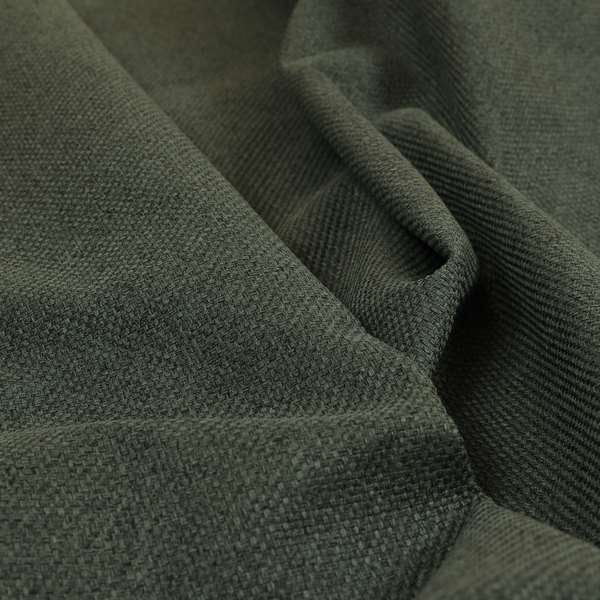 Nepal Basketweave Soft Velour Textured Upholstery Furnishing Fabric Grey Colour