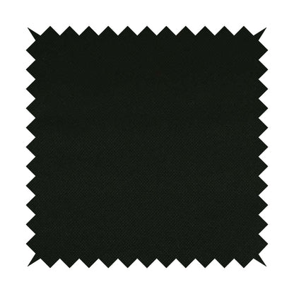 Nepal Basketweave Soft Velour Textured Upholstery Furnishing Fabric Black Colour