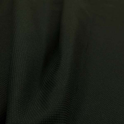 Nepal Basketweave Soft Velour Textured Upholstery Furnishing Fabric Black Colour - Roman Blinds