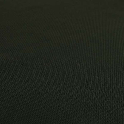 Nepal Basketweave Soft Velour Textured Upholstery Furnishing Fabric Black Colour - Roman Blinds