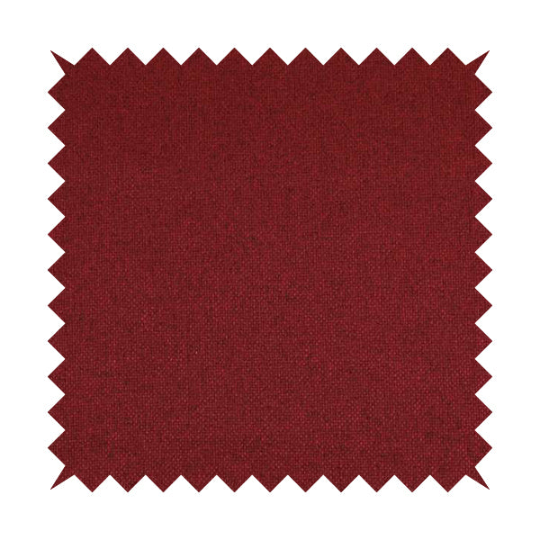 Nepal Basketweave Soft Velour Textured Upholstery Furnishing Fabric Wine Colour - Roman Blinds