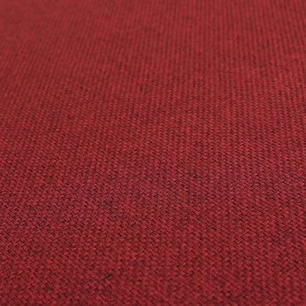 Nepal Basketweave Soft Velour Textured Upholstery Furnishing Fabric Wine Colour - Roman Blinds