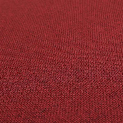 Nepal Basketweave Soft Velour Textured Upholstery Furnishing Fabric Wine Colour - Roman Blinds