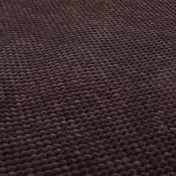 Norbury Dotted Effect Soft Textured Corduroy Upholstery Furnishings Fabric Chocolate Colour - Handmade Cushions