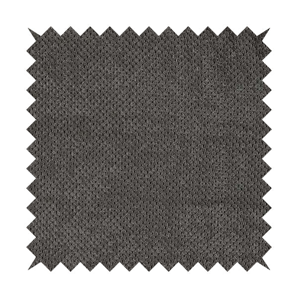 Norbury Dotted Effect Soft Textured Corduroy Upholstery Furnishings Fabric Charcoal Grey Colour