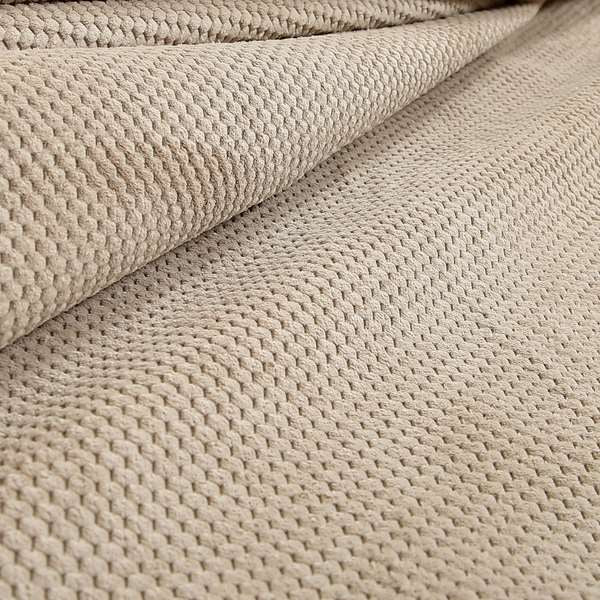 Norbury Dotted Effect Soft Textured Corduroy Upholstery Furnishings Fabric Mink Colour