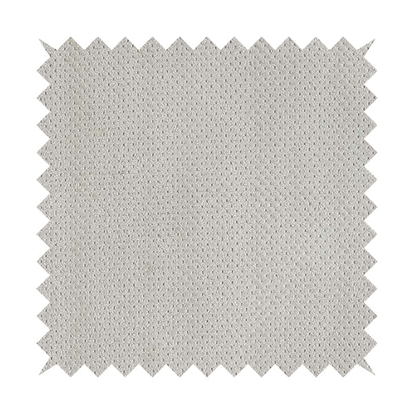 Norbury Dotted Effect Soft Textured Corduroy Upholstery Furnishings Fabric Silver Colour