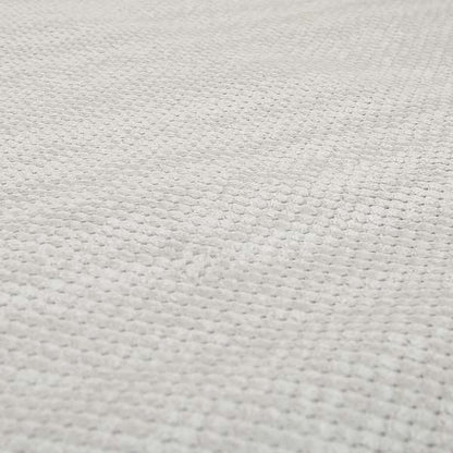 Norbury Dotted Effect Soft Textured Corduroy Upholstery Furnishings Fabric Silver Colour