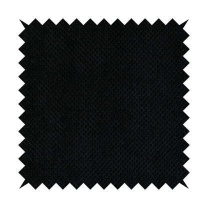 Norbury Dotted Effect Soft Textured Corduroy Upholstery Furnishings Fabric Black Colour - Roman Blinds