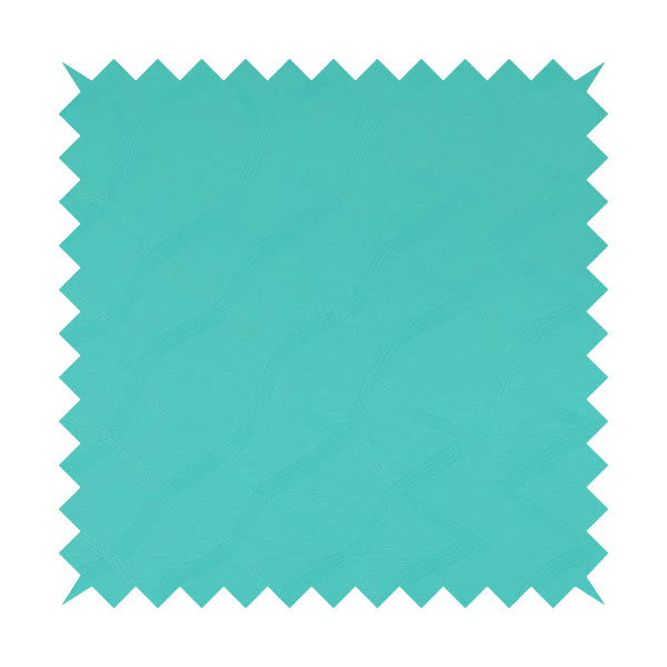 Ocular Faux Leather Vinyl Upholstery Fabric In Teal Blue