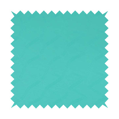 Ocular Faux Leather Vinyl Upholstery Fabric In Teal Blue