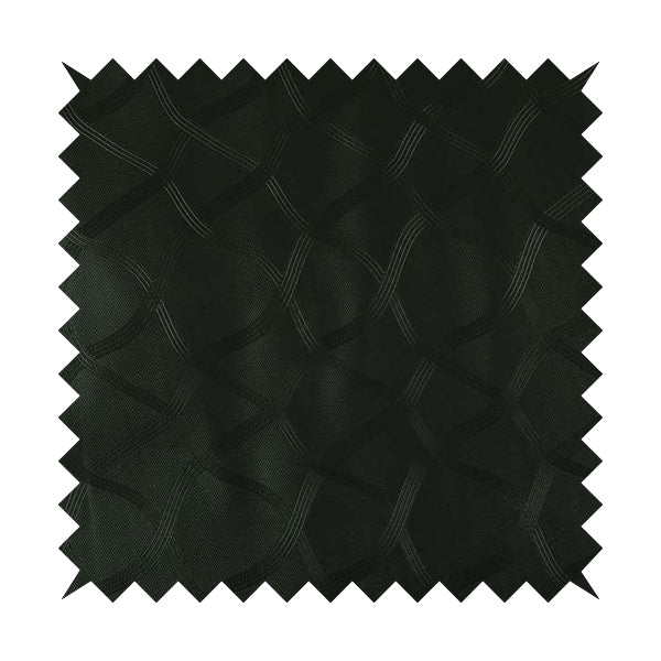 Ocular Faux Leather Vinyl Upholstery Fabric In Black