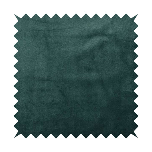 Oscar Deep Pile Plain Chenille Velvet Material Teal Colour Upholstery Fabric