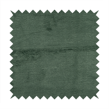 Oscar Deep Pile Plain Chenille Velvet Material Army Green Colour Upholstery Fabric - Handmade Cushions