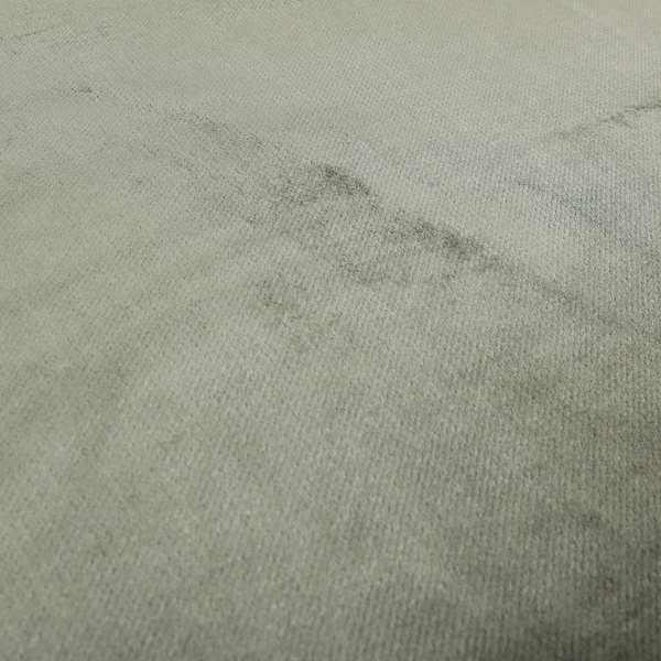 Oscar Deep Pile Plain Chenille Velvet Material Grey Colour Upholstery Fabric - Handmade Cushions