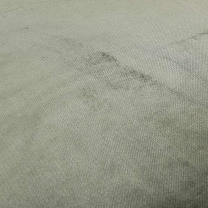 Oscar Deep Pile Plain Chenille Velvet Material Grey Colour Upholstery Fabric