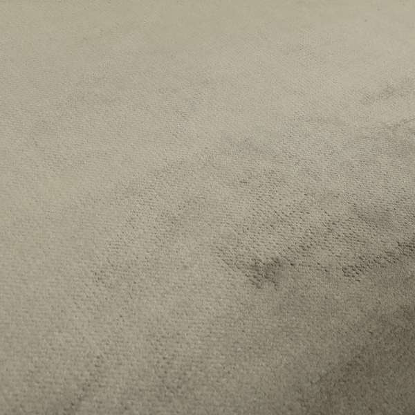 Oscar Deep Pile Plain Chenille Velvet Material Silver Colour Upholstery Fabric