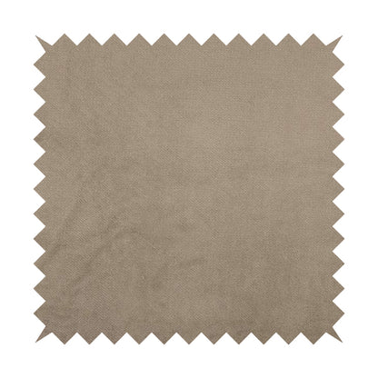 Oscar Deep Pile Plain Chenille Velvet Material Brown Colour Upholstery Fabric - Handmade Cushions