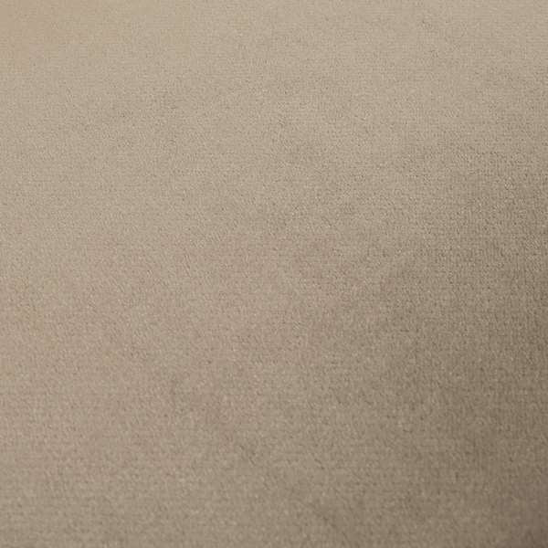 Oscar Deep Pile Plain Chenille Velvet Material Brown Colour Upholstery Fabric - Roman Blinds