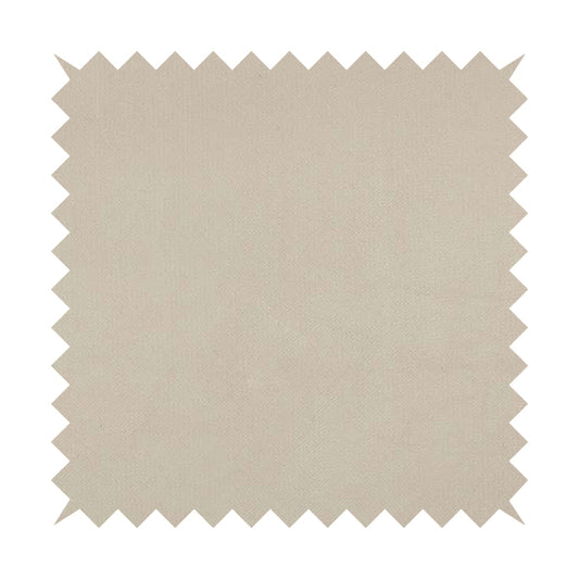 Oscar Deep Pile Plain Chenille Velvet Material White Colour Upholstery Fabric
