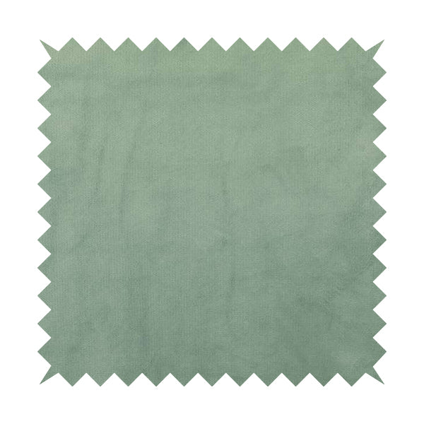 Oscar Deep Pile Plain Chenille Velvet Material Green Mint Colour Upholstery Fabric - Made To Measure Curtains