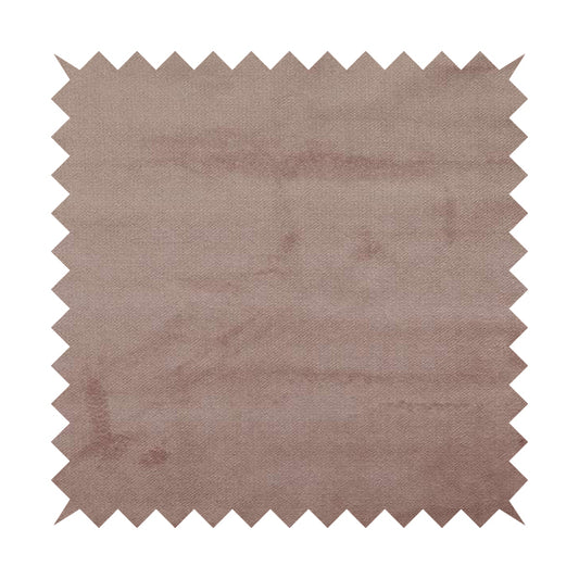 Oscar Deep Pile Plain Chenille Velvet Material Pink Colour Upholstery Fabric