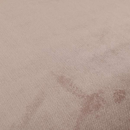 Oscar Deep Pile Plain Chenille Velvet Material Pink Colour Upholstery Fabric - Roman Blinds