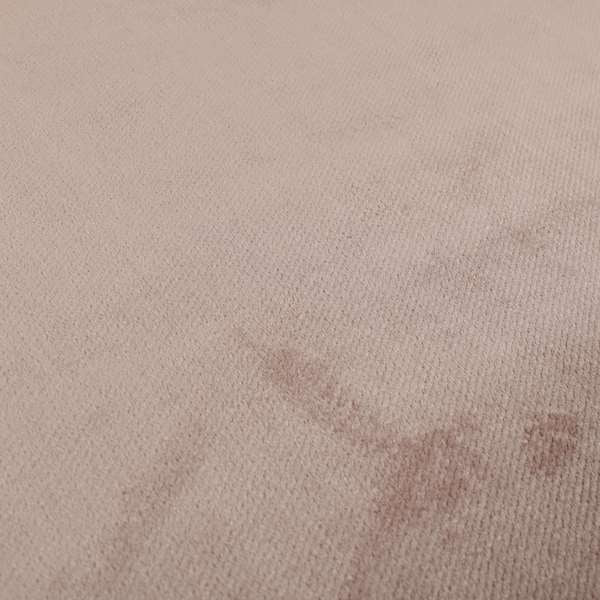 Oscar Deep Pile Plain Chenille Velvet Material Pink Colour Upholstery Fabric - Handmade Cushions