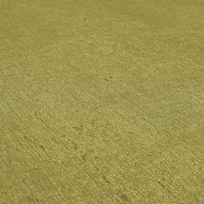 Otley Softy Shiny Chenille Upholstery Furnishing Fabric In Lime Green Colour