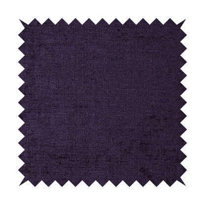 Otley Softy Shiny Chenille Upholstery Furnishing Fabric In Purple Colour - Roman Blinds