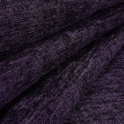 Otley Softy Shiny Chenille Upholstery Furnishing Fabric In Purple Colour - Made To Measure Curtains