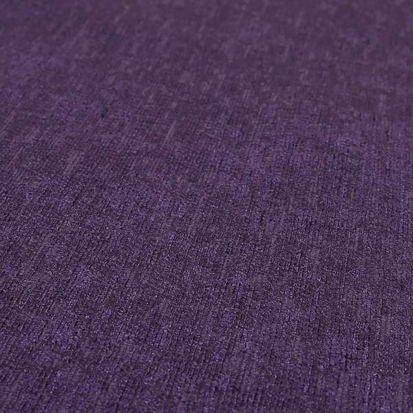 Otley Softy Shiny Chenille Upholstery Furnishing Fabric In Purple Colour - Roman Blinds