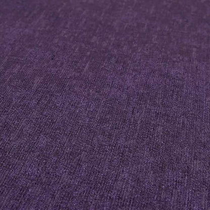 Otley Softy Shiny Chenille Upholstery Furnishing Fabric In Purple Colour - Roman Blinds