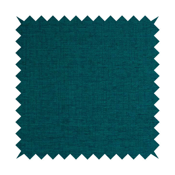 Otley Softy Shiny Chenille Upholstery Furnishing Fabric In Blue Teal Colour - Roman Blinds