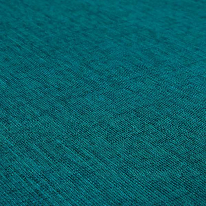 Otley Softy Shiny Chenille Upholstery Furnishing Fabric In Blue Teal Colour - Roman Blinds