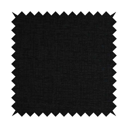 Otley Softy Shiny Chenille Upholstery Furnishing Fabric In Black Colour