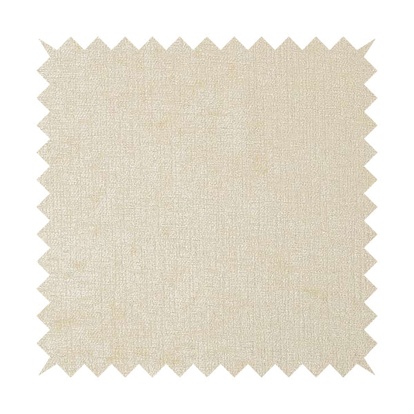 Otley Softy Shiny Chenille Upholstery Furnishing Fabric In Cream Colour - Roman Blinds
