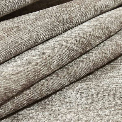 Otley Softy Shiny Chenille Upholstery Furnishing Fabric In Silver Colour - Roman Blinds