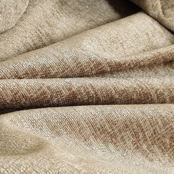 Otley Softy Shiny Chenille Upholstery Furnishing Fabric In Original Mink Colour - Made To Measure Curtains