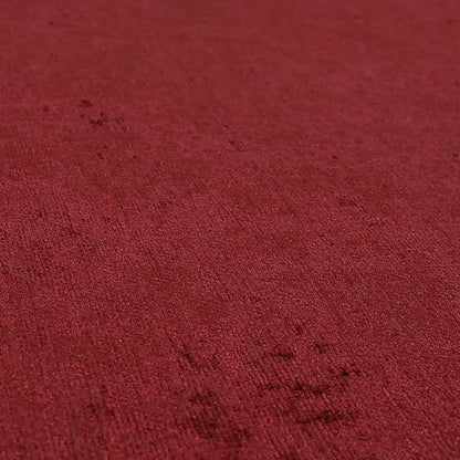 Otley Softy Shiny Chenille Upholstery Furnishing Fabric In Burgundy Red Colour - Made To Measure Curtains