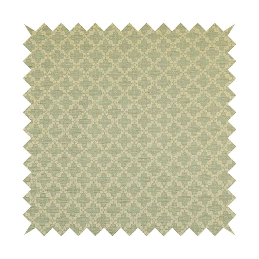 Small Signs Pattern In Duck Egg Green Colour Chenille Furnishing Fabric PJU100216-60