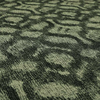 Artistic Design Black Colour Chenille Furnishing Fabric PJU100216-71