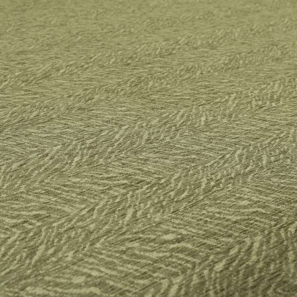 Semi Plain Abstract Design In Brown Colour Soft Chenille Upholstery Fabric PJU100216-74