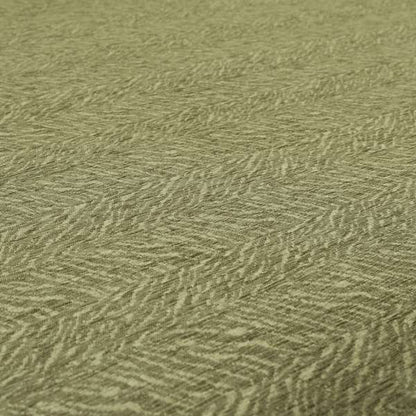 Semi Plain Abstract Design In Brown Colour Soft Chenille Upholstery Fabric PJU100216-74