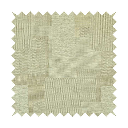 Geometric Pattern Beige Colour Chenille Upholstery Fabrics PSS011015-32