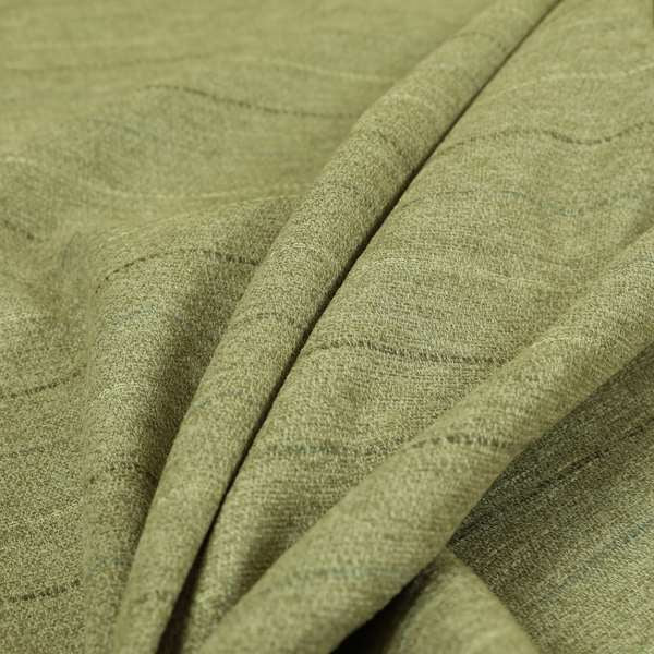 Striped Soft Fabric Farm House Beige Chenille Upholstery Fabrics PSS011015-61