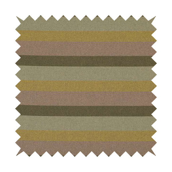 Regency Stripes Pattern Design Beige Yellow Pink Brown Colour Chenille Upholstery Fabric PSS140215-39