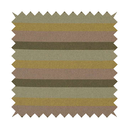 Regency Stripes Pattern Design Beige Yellow Pink Brown Colour Chenille Upholstery Fabric PSS140215-39