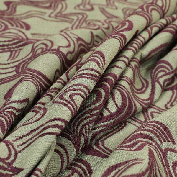 Designer Modern Purple Grey Pattern Fabric Curtain Covers Upholstery Material PSS301215-81